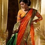 GS Creation Banarasi Satin Silk Saree With Blouse