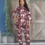 SIMRAN MAROON SHIRT PANT
