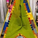 Ajrakh Mix & Match Patch Applique Design  Kota Saree