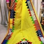 Ajrakh Mix & Match Patch Applique Design  Kota Saree