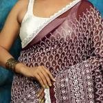 Elegant Two-Tone Handcrafted Hakoba Saree in Maroon & White – Premium Embroidered Design