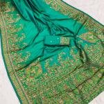Festive Handcrafted Kashmiri Pashmina Silk Saree