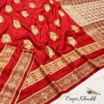 PREMIUM KHADDI SILK BUTTERY SOFT SILK SAREES WITH MINA WORK