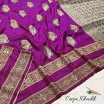PREMIUM KHADDI SILK BUTTERY SOFT SILK SAREES WITH MINA WORK