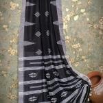 Handwoven Mercerised Cotton Saree –Traditional Patterns (With Blouse Piece)