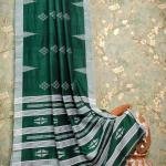 Handwoven Mercerised Cotton Saree –Traditional Patterns (With Blouse Piece)