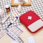 Emergency Mini Small First Aid Kit Travel Pouch Medicine Storage Bag