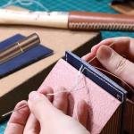 30-Piece Self-Threading Quilting Needle Set with Wooden Storage Case