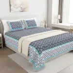 Classic Sanganeri Buti Double Bedsheet Pure Cotton