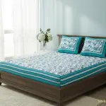 Floral Fantasy 180 TC Cotton Double Bed Sheet (90" X 108")