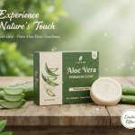 Lush Leaf Aloe Vera Premium Soap – Handmade Herbal Soap for Smooth & Acne-Free Skin