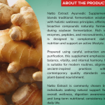 Natto Extract Capsule - 60 Capsules (Get One Bottle 50ml Natto Extract Drops Free)