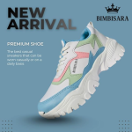 Women’s Chunky Sneakers | Thermoplastic Elastomer Sole Sports Shoes, Sky Blue