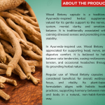 WOOD BETONY CAPSULES - 60 CAPSULES (BUY ONE GET SAME 50ML DROPS FREE)