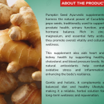 Pumpkinseed Oil Capsule - 60 Capsules (Get One Bottle 50ml Pumpkinseed Oil Drops Free)