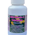 Milk Thistle And Dandelion Capsule - 60 Capsules (Get One Bottle 50ml Milk Thistle and Dandelion Drops Free)