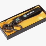 Car Keychain Skoda Premium Leather Keychain Gift For Your Friend Stylish Car Key Holder for Skoda Car Lovers