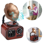 Retro Classic Vintage Phonograph Player Design Portable Bluetooth Speaker with Retro Look Strong Bass
