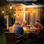 Hanging Camping with Hook Lamp Unbreakable Waterproof with Rechargeable Battery