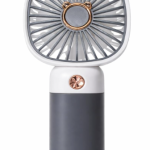 Portable USB Rechargeable Fan – Handheld & Desktop Mini Cooling Fan with Strong Airflow