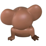 Jerry Mouse Bobblehead Figure, Brown, Cartoon Character Collectible (Brown)