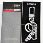 Silverline OMUDA HEAVY DUTY LETTER KEYCHAIN WITH BOX FOR CAR AND BIKE