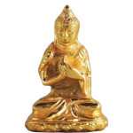Aluminium Gold Buddha Statue – Premium Showpiece for Home & Office