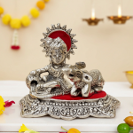 Aluminium Showpiece Krishan Ji With Calf Statue