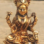 Brass Showpiece Laxmi Ji God Idol Statue, Made From Machine