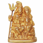 Brass Shiv Parivar Idol – Traditional Family Statue