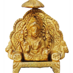 Brass Showpiece Laxmi Ji With Chati God Idol Statue