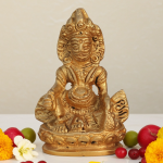 Brass Kuber Maharaja Statue – Wealth God Showpiece for Home