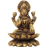 Brass Showpiece Laxmi Ji God Idol Statue