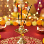 Brass Kamal Katori Agarbattin Stand No. 7