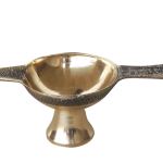 Brass Table Decor Oil Lamp Deepak No. 5  - Extra Large Brass Diya for Festivals
