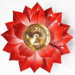 Brass & Iron Deepak, Oil Lamp  - Antique Hanging Deepak for Mandir