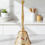 Brass Bell Handle White No. 2