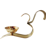 Brass Om Fancy Deepak No. 2