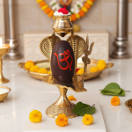 Brass Navdev Shivling – Size 4 Navgrah Lingam, 5