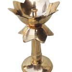 Brass Kamal Stand Deepak No. 3