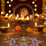 Brass Deepak More Charkar 4