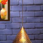 Iron Showpiece Pyramid Candle Holder, Diwali Gift Item