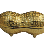 Aluminum Decorative Peanut Shape Dry Fruit Box No. 1