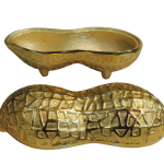 Aluminum Decorative Peanut Shape Dry Fruit Box No. 1
