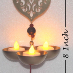 Iron Wall Hanging Candle Holder