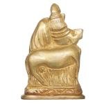 Brass Radha Krishna With Cow – Divine God Idol Showpiece