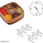 Parage 12 Pieces Stainless Steel Small Spoons for Container