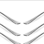 🍓 Stylish Stainless Steel Fruit Forks – Set of 6 Pieces (Small Size)