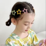 ⭐ 30-Pcs Baby Hair Clips – Star & Heart Design