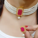 Jewellers Gold-Plated Alloy Jewel Set